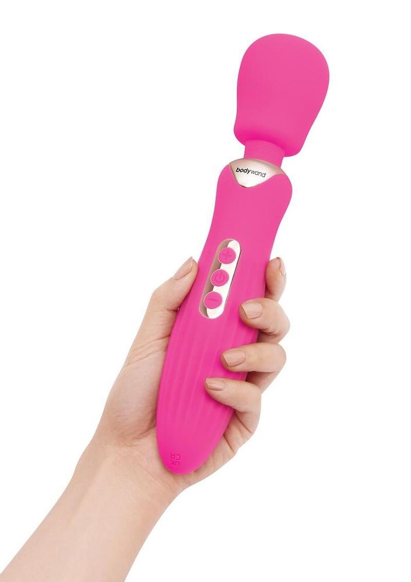 Bodywand Rumble Rechargeable Wand 10in - Hot Pink