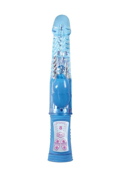 4Play Deluxe Slim Rabbit Vibrator - Blue