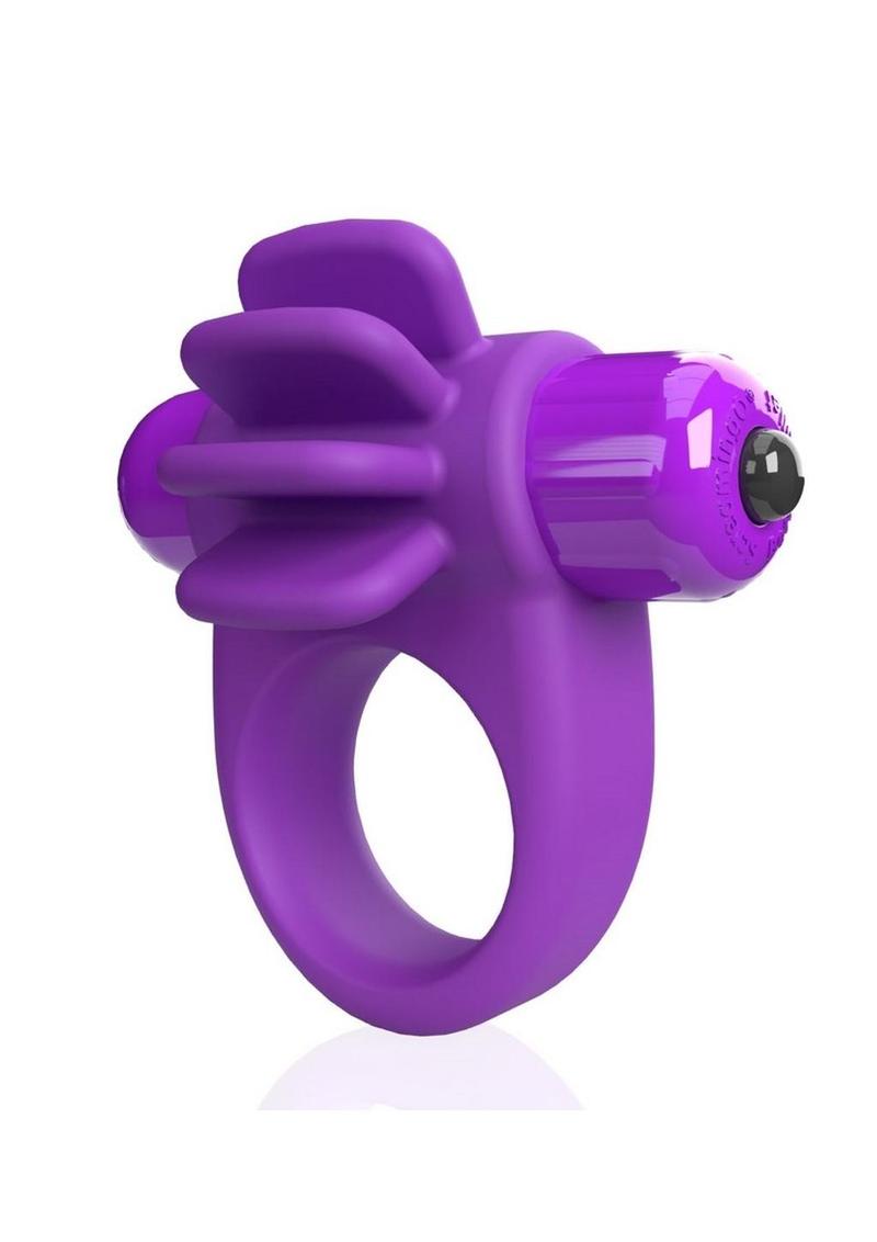 4t Skooch Vibrating Cock Ring with Clitoral Stimulator - Grape/Purple