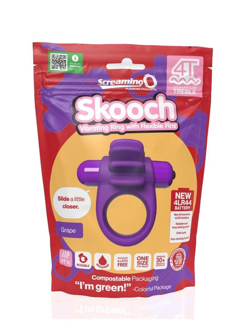 4t Skooch Vibrating Cock Ring with Clitoral Stimulator