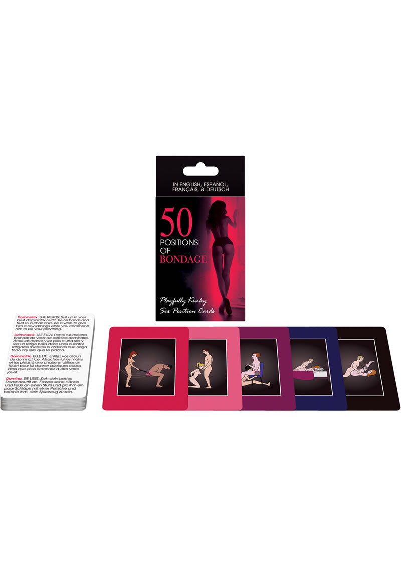 50 Positions Of Bondage Sex Position Cards