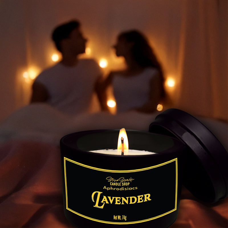 Lavender Aphrodisiac Candle - Soothe the Senses and Stir the Soul.