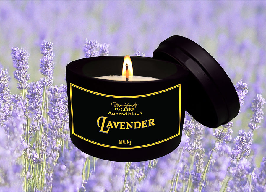 Lavender Aphrodisiac Candle - Soothe the Senses and Stir the Soul.