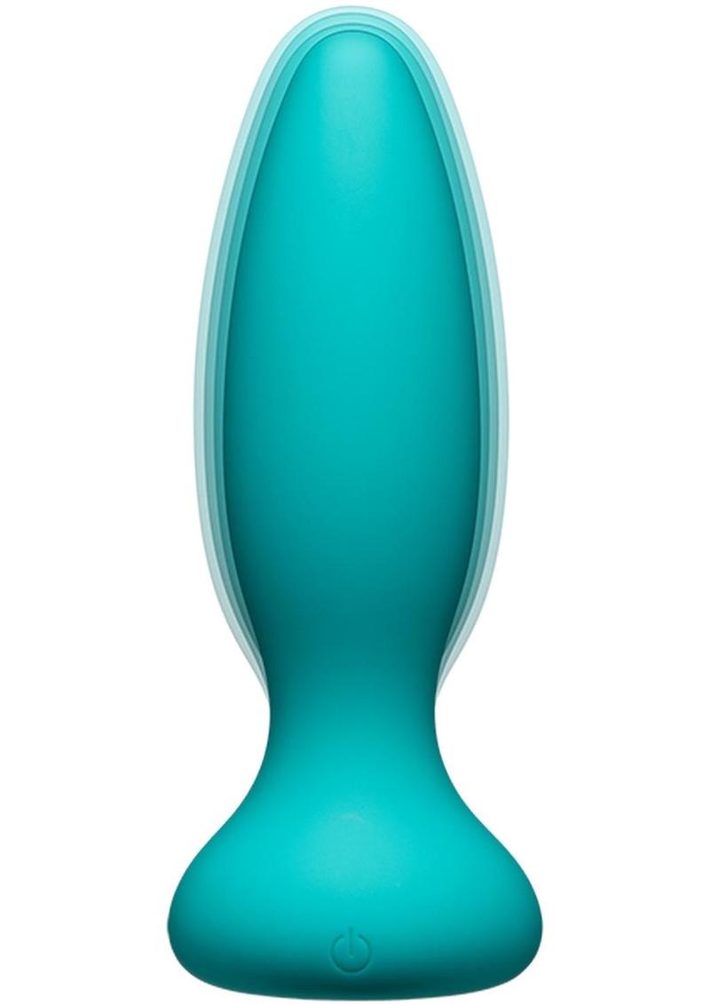 A-Play Adventurous Anal Plug with Remote Control - Teal