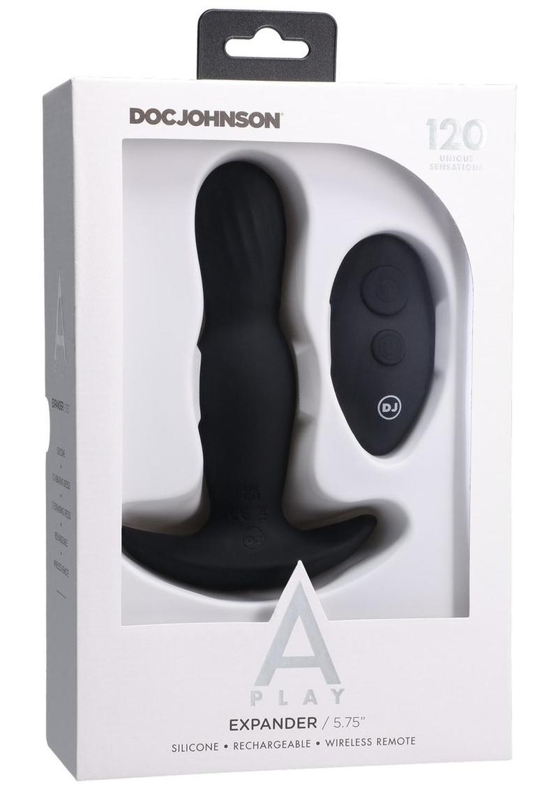 A-Play Expander Rechargeable Silicone Anal Plug with Remote Control