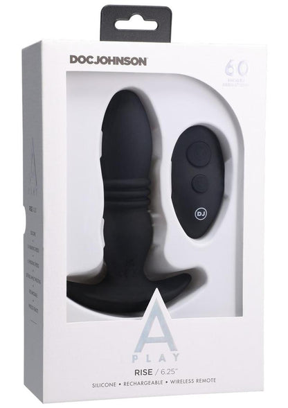 A-Play Rise Silicone Rechargeable Anal Plug with Remote Control