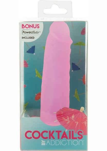 Addiction Cocktails Vibrating Silicone Dildo