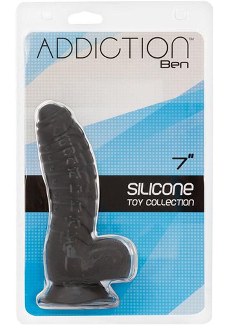 Addiction Toy Collection Ben Silicone Dildo with Balls