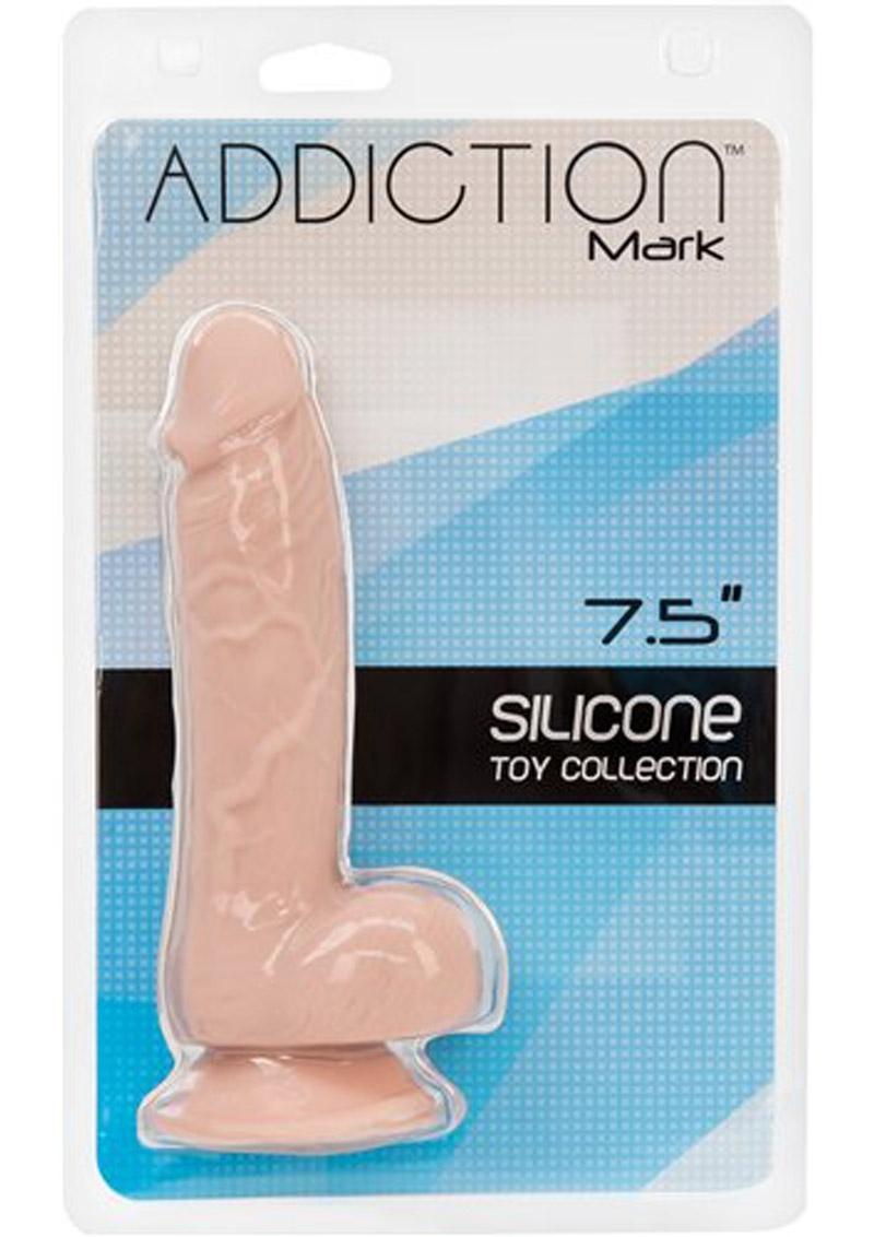 Addiction Toy Collection Mark Silicone Dildo with Balls