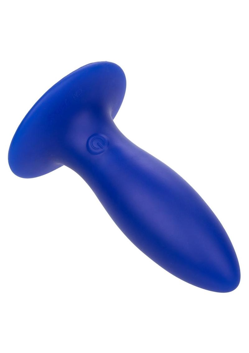 Admiral Liquid Silicone Vibrating Torpedo Rechargeable Anal Probe - Blue