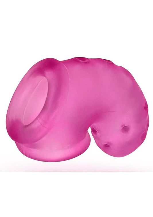 Airlock Air-Lite Vented Silicone Chastity - Pink Ice - Pink