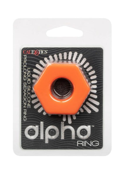 Alpha Liquid Silicone Prolong Sexagon Cock Ring