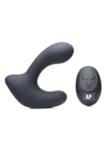 Alpha Pro 10x P-Pulse Taint Tapping Prostate Silicone Rechargeable Vibrator with Remote Control