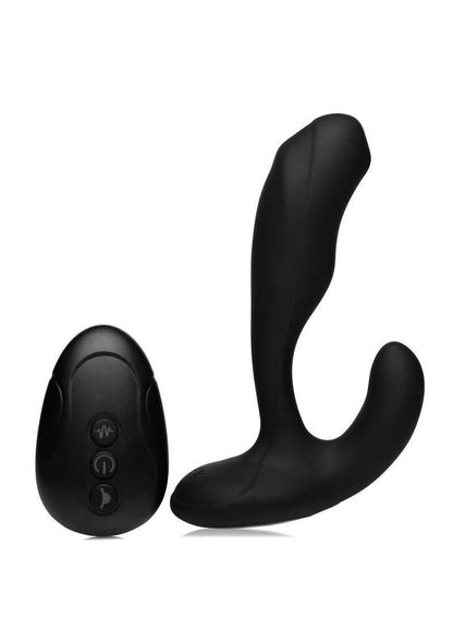 Alpha-Pro Bendable Prostate Stimulator with Stroking Bead - Black