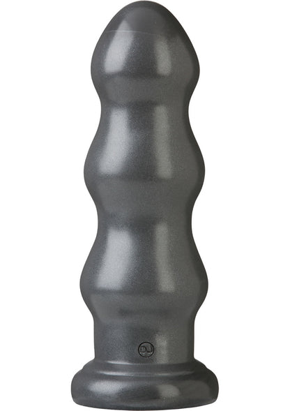 American Bombshell B-10 Tango Dildo - Grey/Gun Metal - 10in