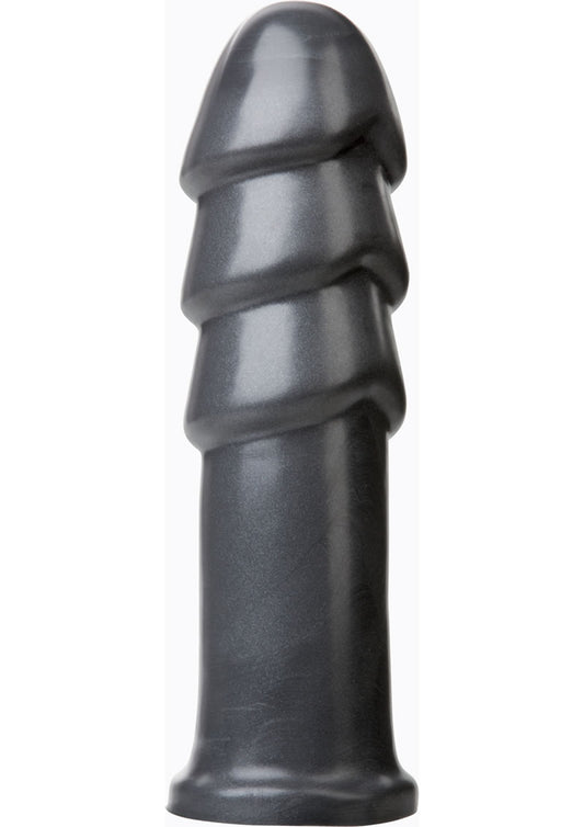 American Bombshell B-10 Warhead Dildo - Grey/Gun Metal - 10.1in