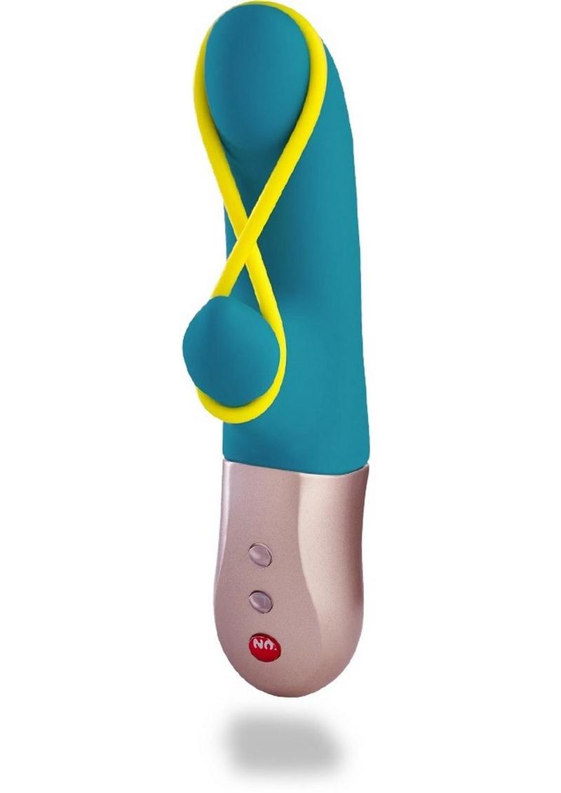 Amorino Silicone Vibrator with Clitoral Stimulator