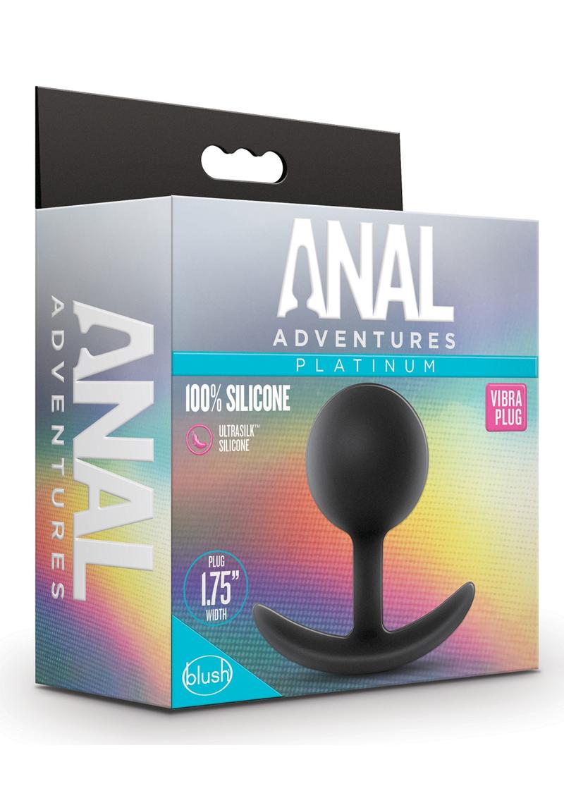 Anal Adventure Platinum Silicone Vibra Plug