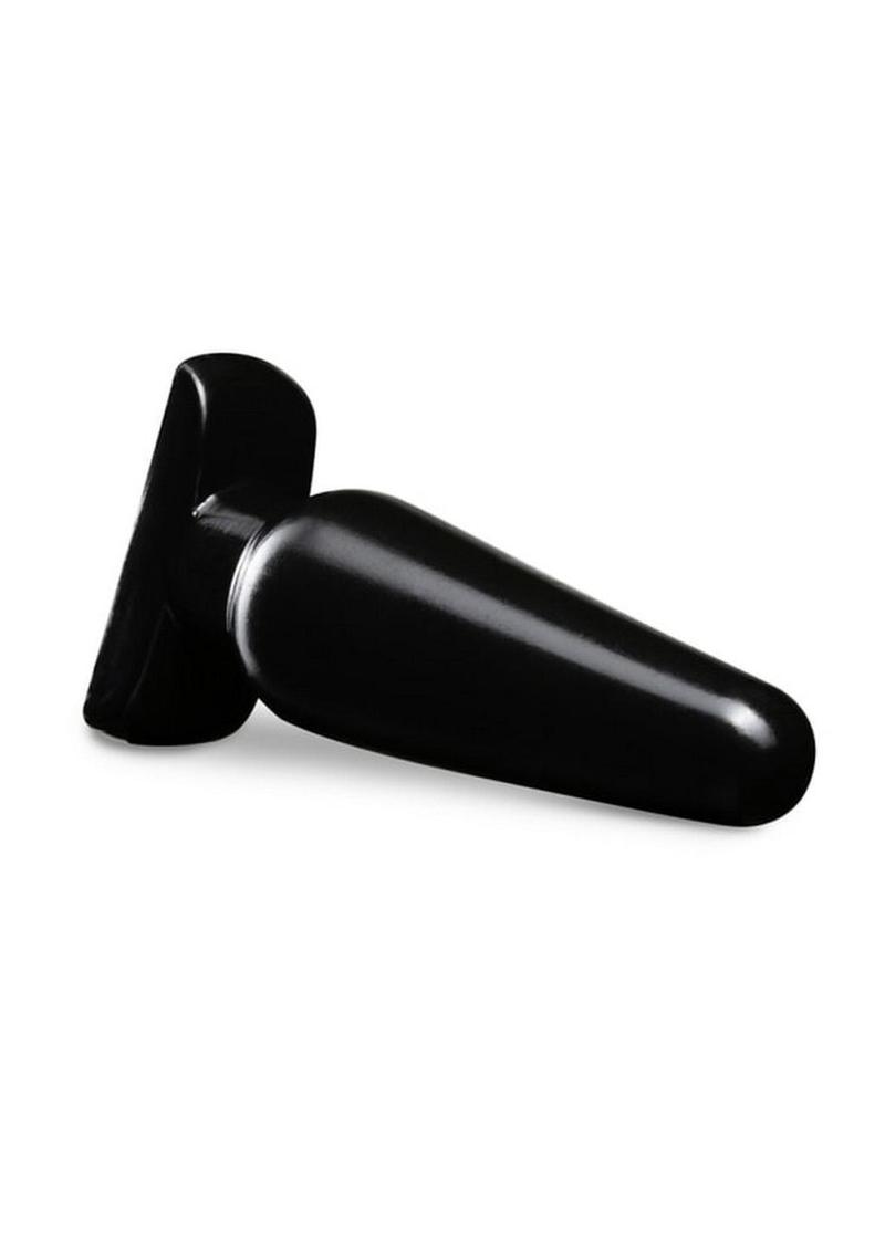 Anal Adventures Basic Anal Plug - Black - Large