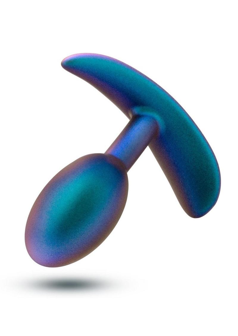 Anal Adventures Matrix Nebula Plug Silicone Anal Plug - Lunar - Blue