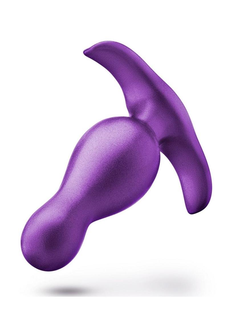 Anal Adventures Matrix Quantum Plug Silicone Anal Plug - Galatic - Purple