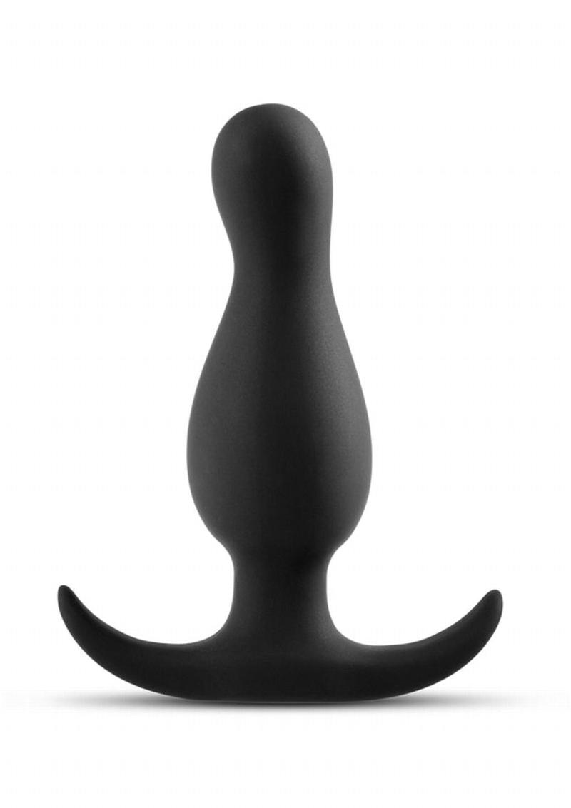 Anal Adventures Platinum Curve Silicone Butt Plug