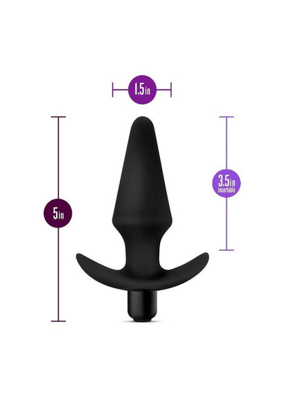 Anal Adventures Platinum Silicone Vibrating Plug