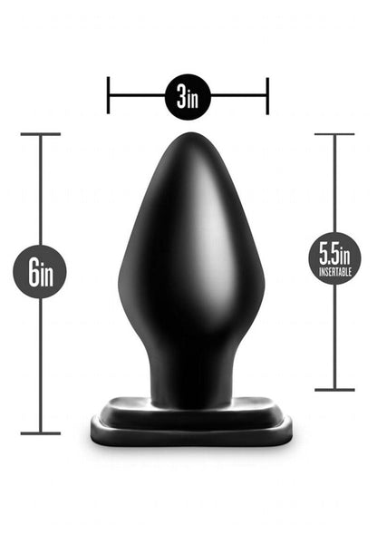 Anal Adventures XXL Butt Plug - Black