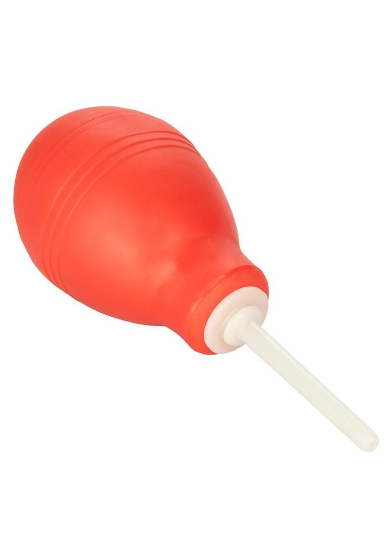 Anal Douche Glow In The Dark Tip - Clear/Glow In The Dark/Red