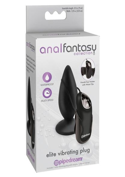 Anal Fantasy Collection Elite Vibrating Silicone Plug