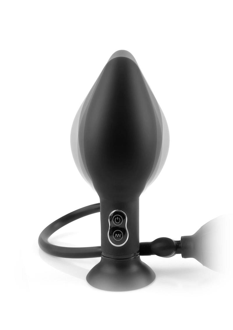 Anal Fantasy Collection Vibrating Ass Blaster Expander Waterproof - Black - 5in