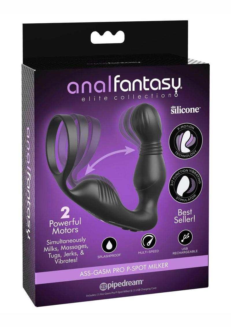 Anal Fantasy Elite Ass-Gasm Pro Rechargeable Silicone P-Spot Milker