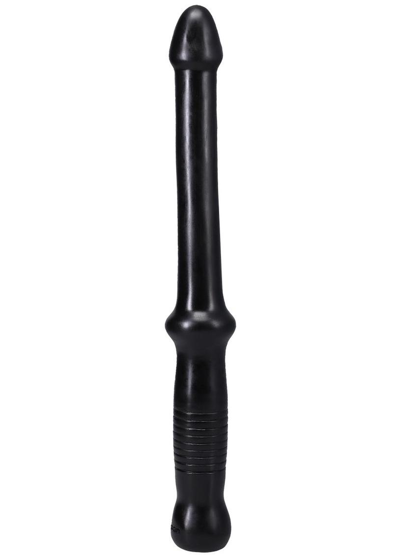 Anal Push Probe with Easy-Grip Handle - Black