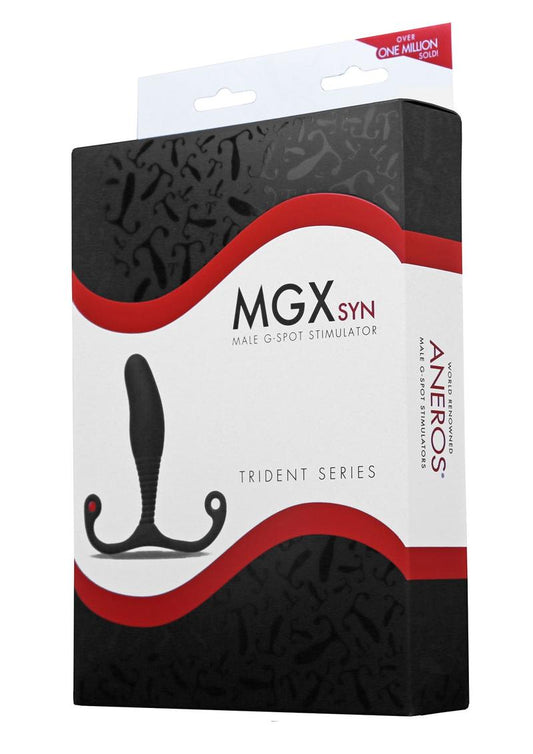 Aneros Trident MGX Syn Male G-Spot Stimulator - Black