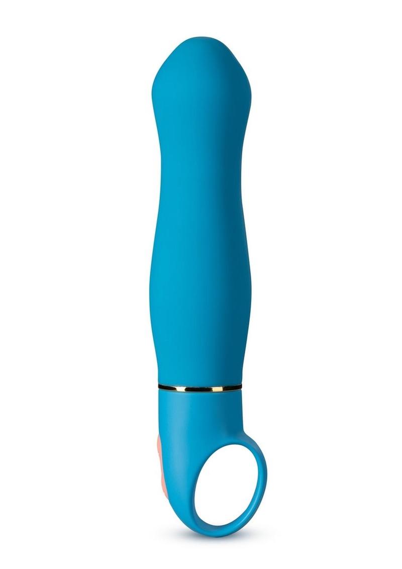 Aria Exciting AF Silicone Vibrator - Blue