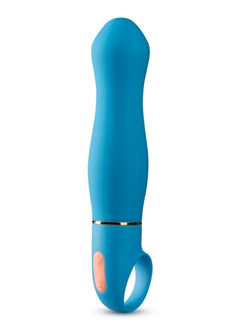 Aria Exciting AF Silicone Vibrator - Blue