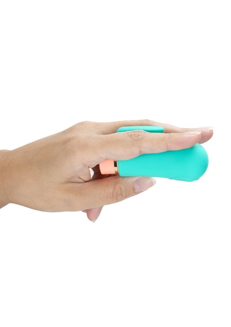 Aria Sensual AF Rechargeable Silicone Vibrator - Teal