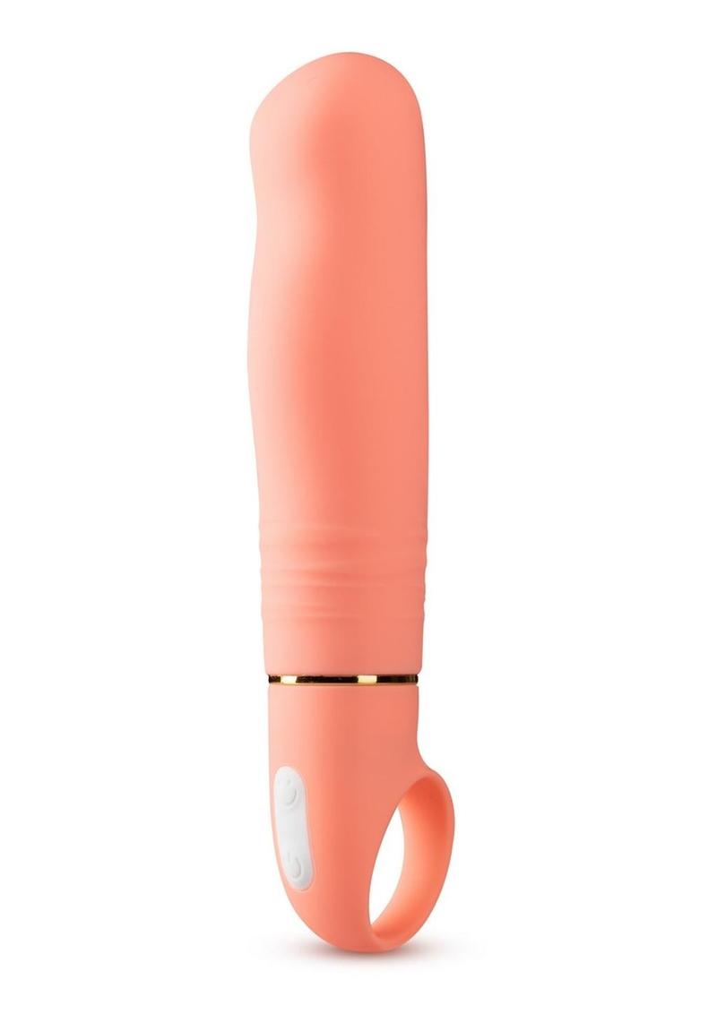 Aria Smokin' AF Silicone Vibrator - Coral/Orange