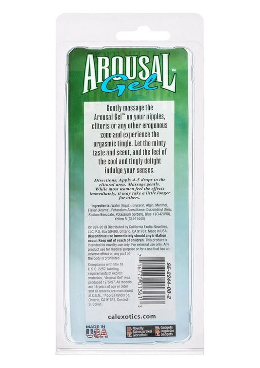 Arousal Gel Mint Flavored - .25oz