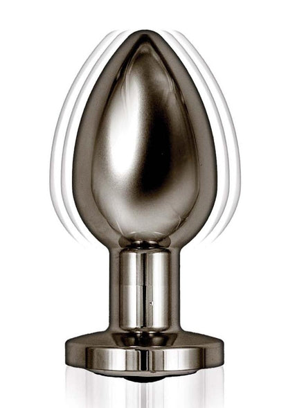 Ass-Sation Remote Control Rechargeable Vibrating Metal Anal Plug