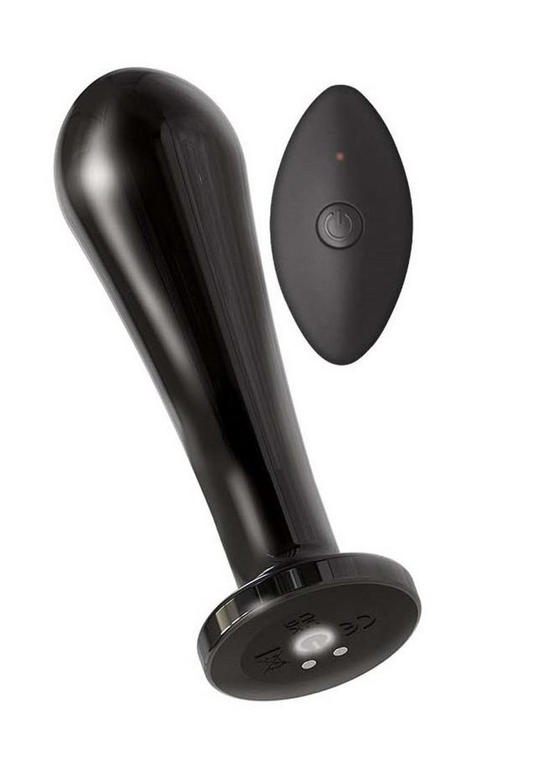 Ass-Sation Remote Control Vibrating Metal Anal Bulb