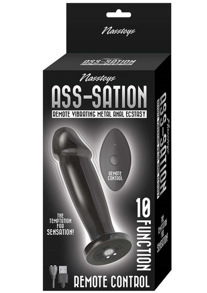 Ass-Sation Remote Control Vibrating Metal Anal Ecstasy