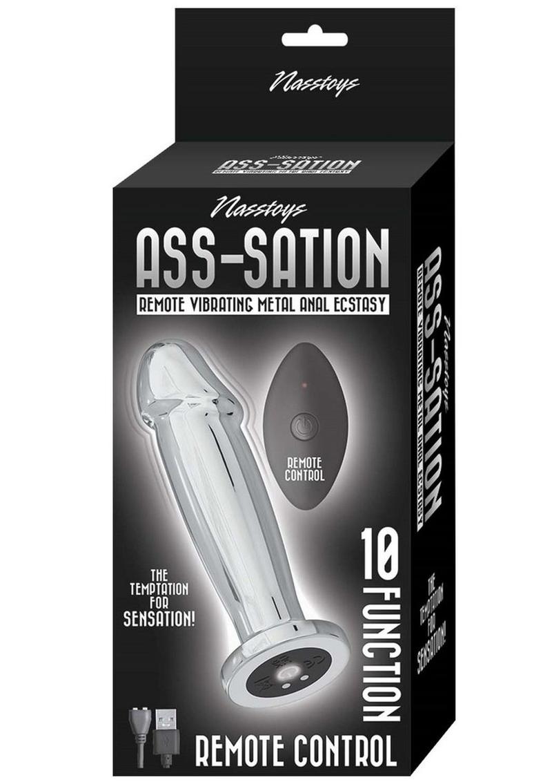 Ass-Sation Remote Control Vibrating Metal Anal Ecstasy