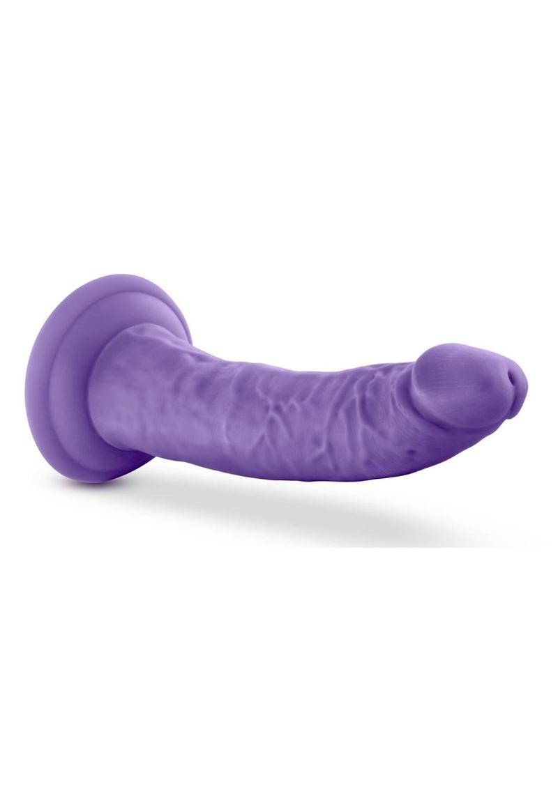 Au Naturel Bold Jack Dildo with Suction Cup - Purple - 7in