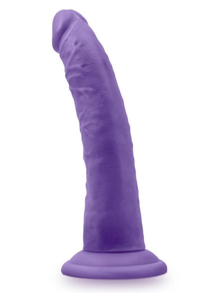 Au Naturel Bold Jack Dildo with Suction Cup - Purple - 7in