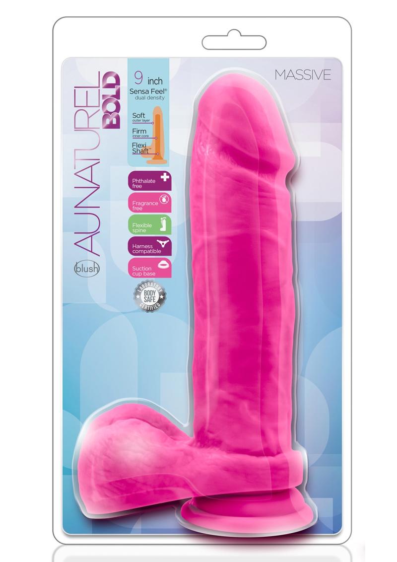 Au Naturel Bold Massive Dildo with Suction Cup