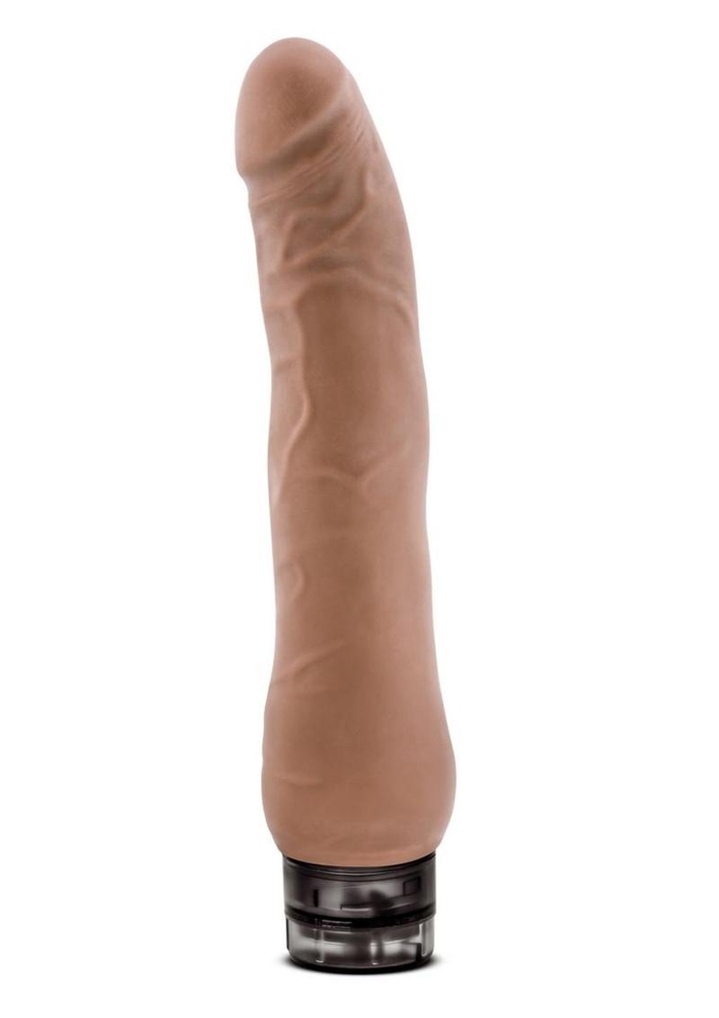 Au Naturel Miguel Vibrating Dildo - Caramel - 10in