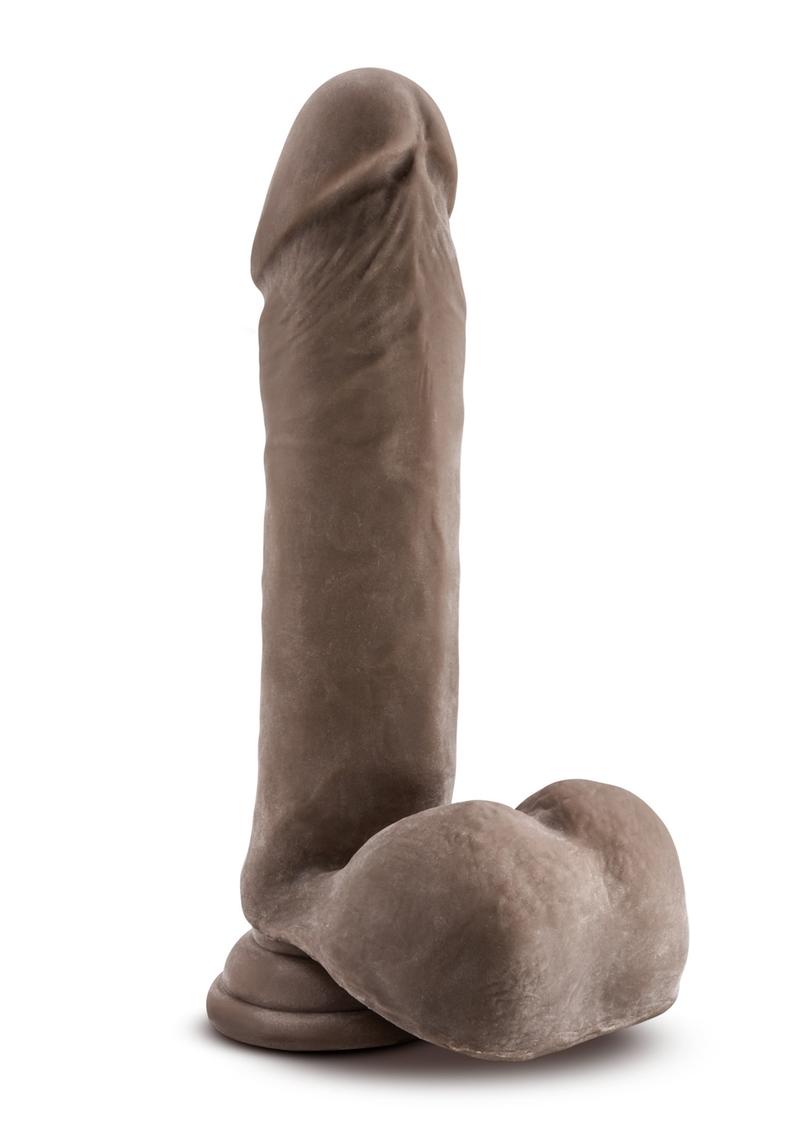 Au Naturel Sensa Feel Dildo - Chocolate - 8in