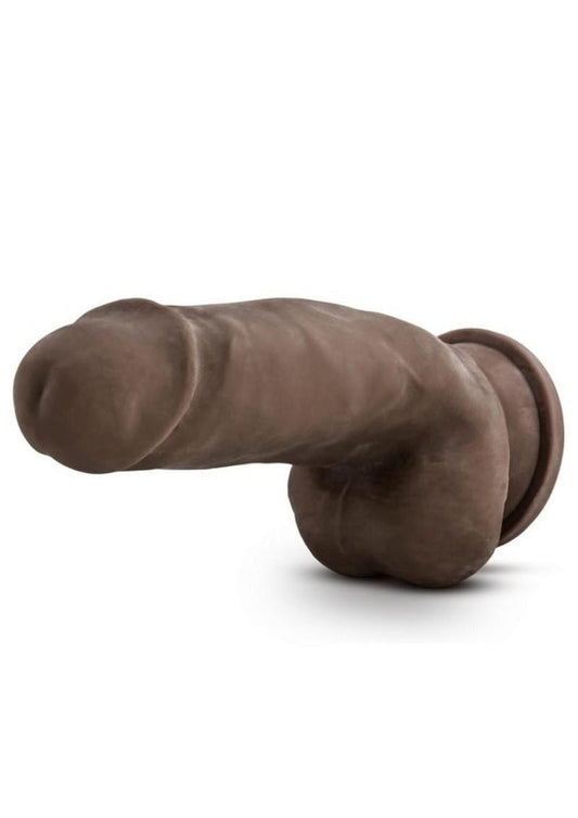 Au Naturel Sensa Feel Fat Boy Dildo - Chocolate - 7in