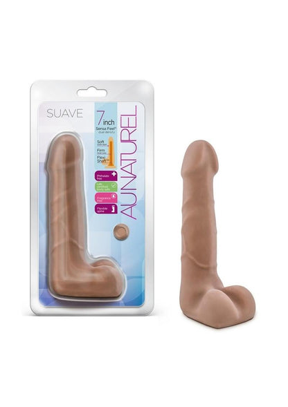 Au Naturel Suave Dildo - Caramel - 7in